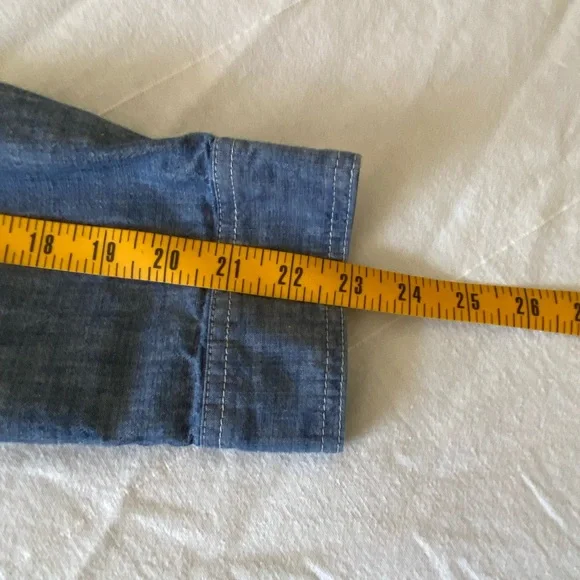 Lauren Ralph Lauren Longsleeve Cotton Denim Hooded Jacket XL - Picture 7 of 8